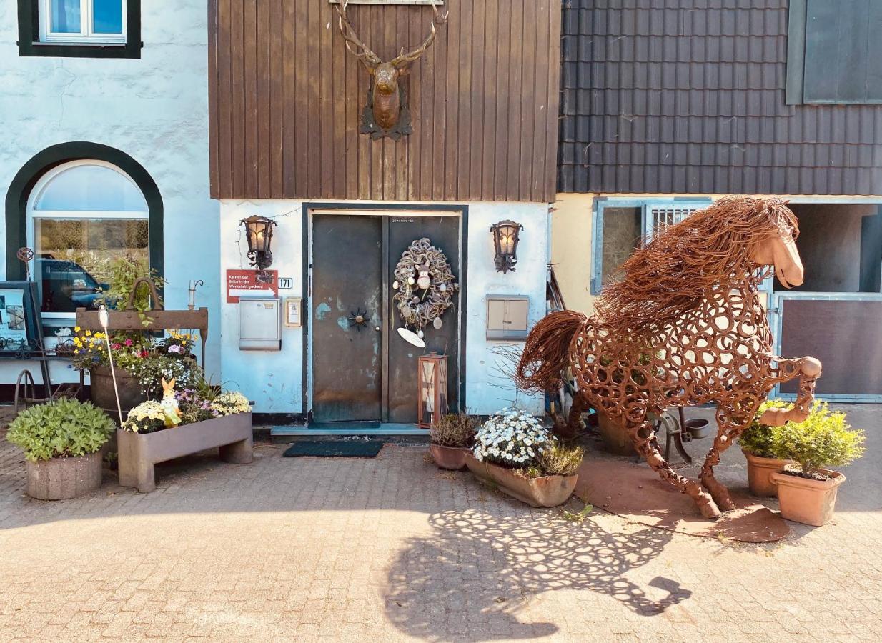 Hof Vierzehnender: Eifel Maisonette mit Balkon und Hundefreundlichkeit Monschau Exterior photo