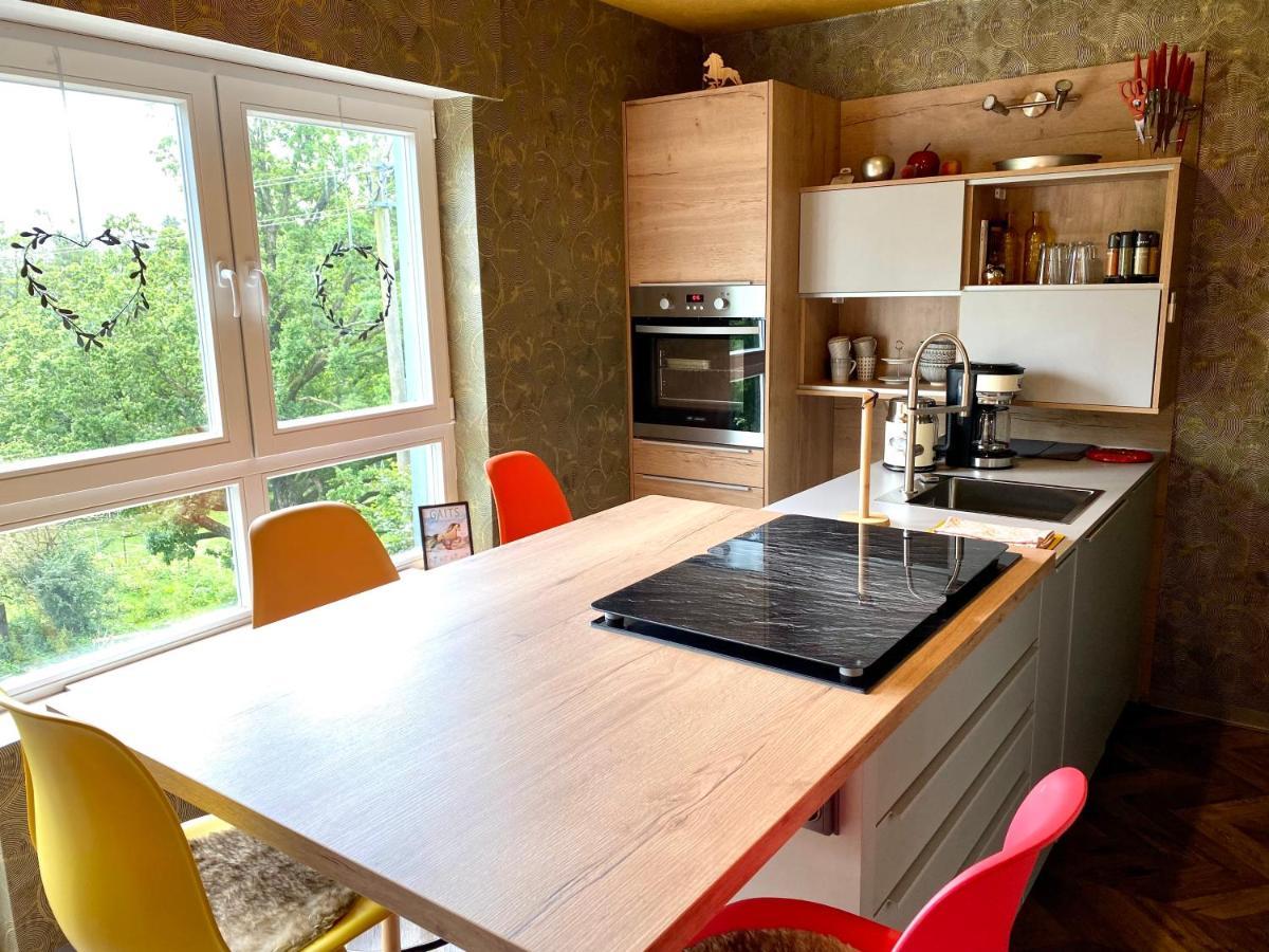 Hof Vierzehnender: Eifel Maisonette mit Balkon und Hundefreundlichkeit Monschau Exterior photo