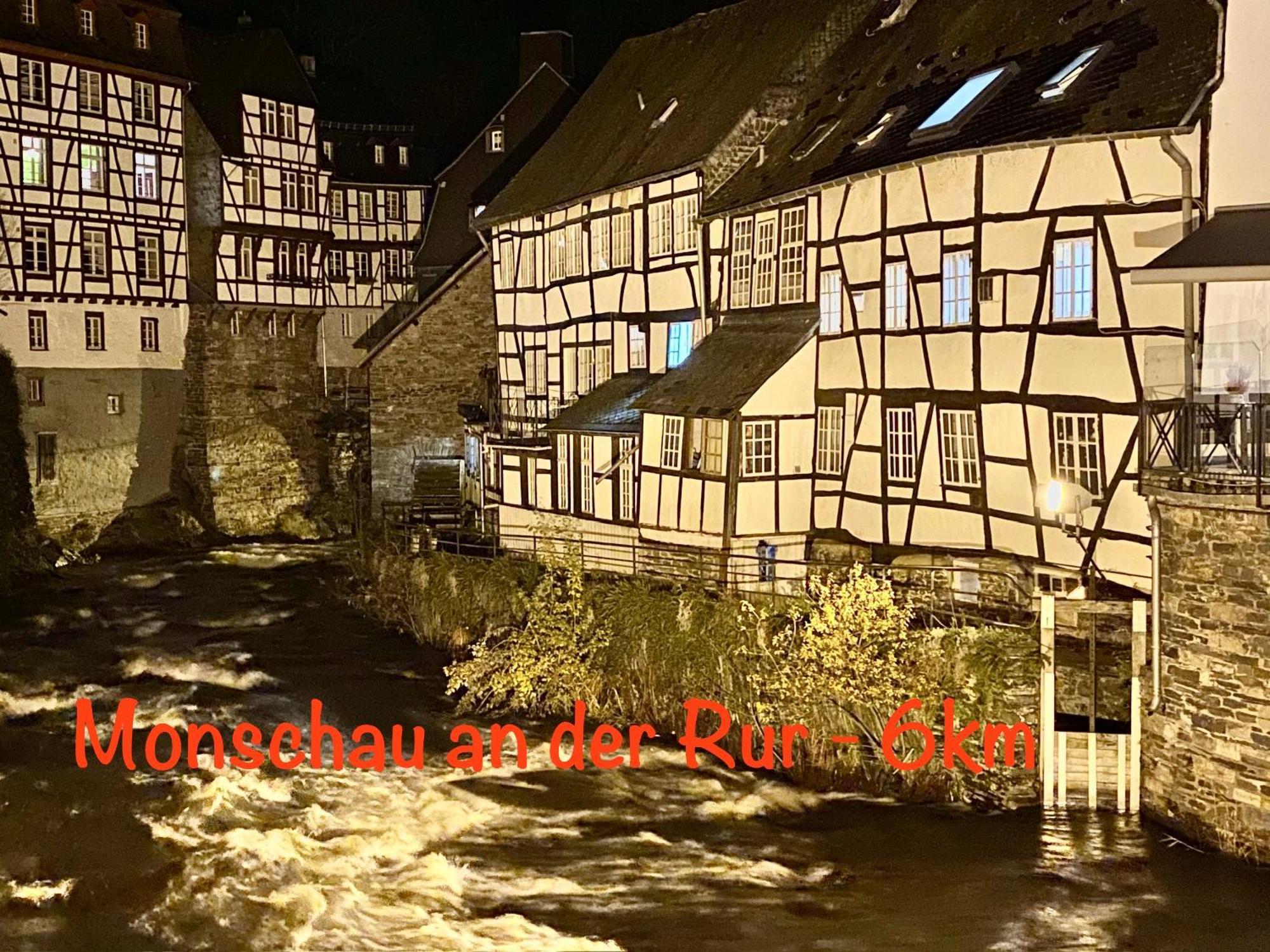 Hof Vierzehnender: Eifel Maisonette mit Balkon und Hundefreundlichkeit Monschau Exterior photo